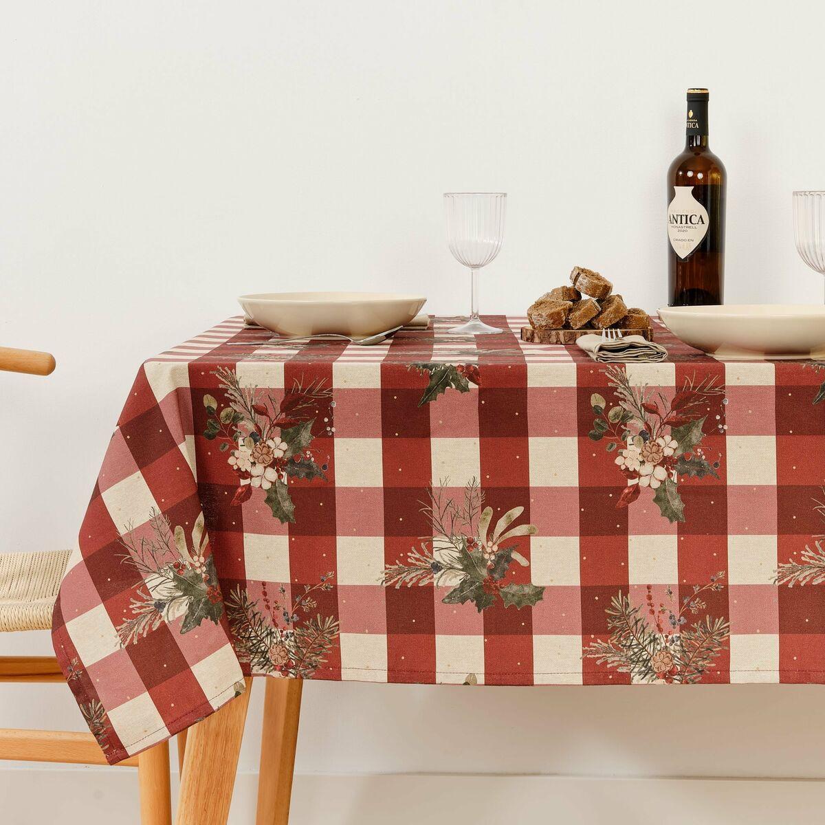 Mantel antimanchas Muaré Christmas Mistletoe 300 x 155 cm