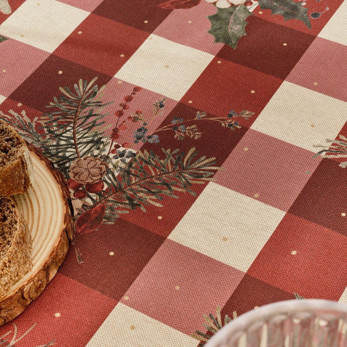 Mantel antimanchas Muaré Christmas Mistletoe 300 x 155 cm