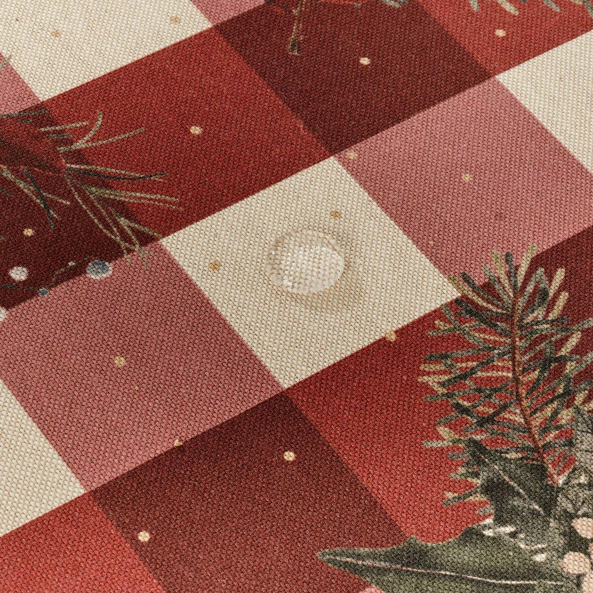 Mantel antimanchas Muaré Christmas Mistletoe 300 x 155 cm