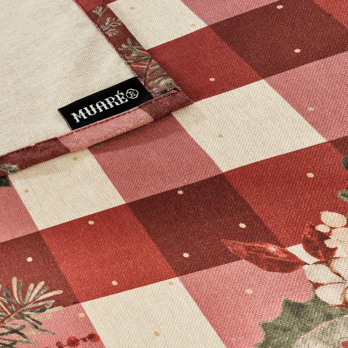 Mantel antimanchas Muaré Christmas Mistletoe 300 x 155 cm