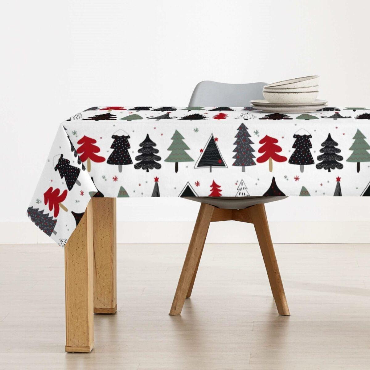 Mantel resinado antimanchas Muaré Merry Christmas 250 x 180 cm
