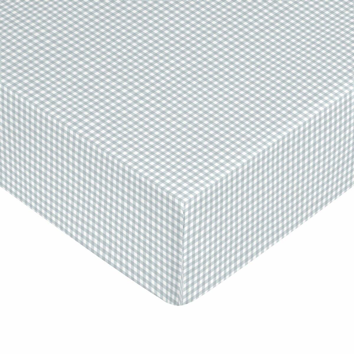Sábana Bajera Ajustable Kids&Cotton Xalo Azul 60x120cm