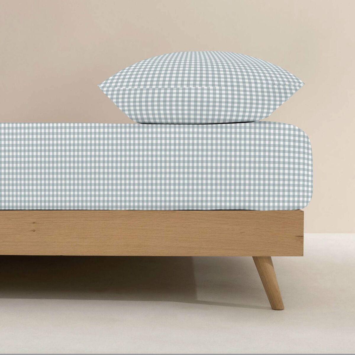 Sábana Bajera Ajustable Kids&Cotton Xalo Azul Cama de 90 90 x 200 cm