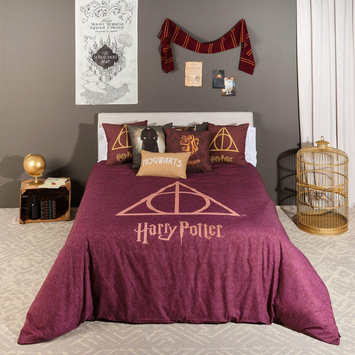 Harry Potter Funda Nordica Harry Potter Deathly Hallows 180 x 220 cm Cama de 105