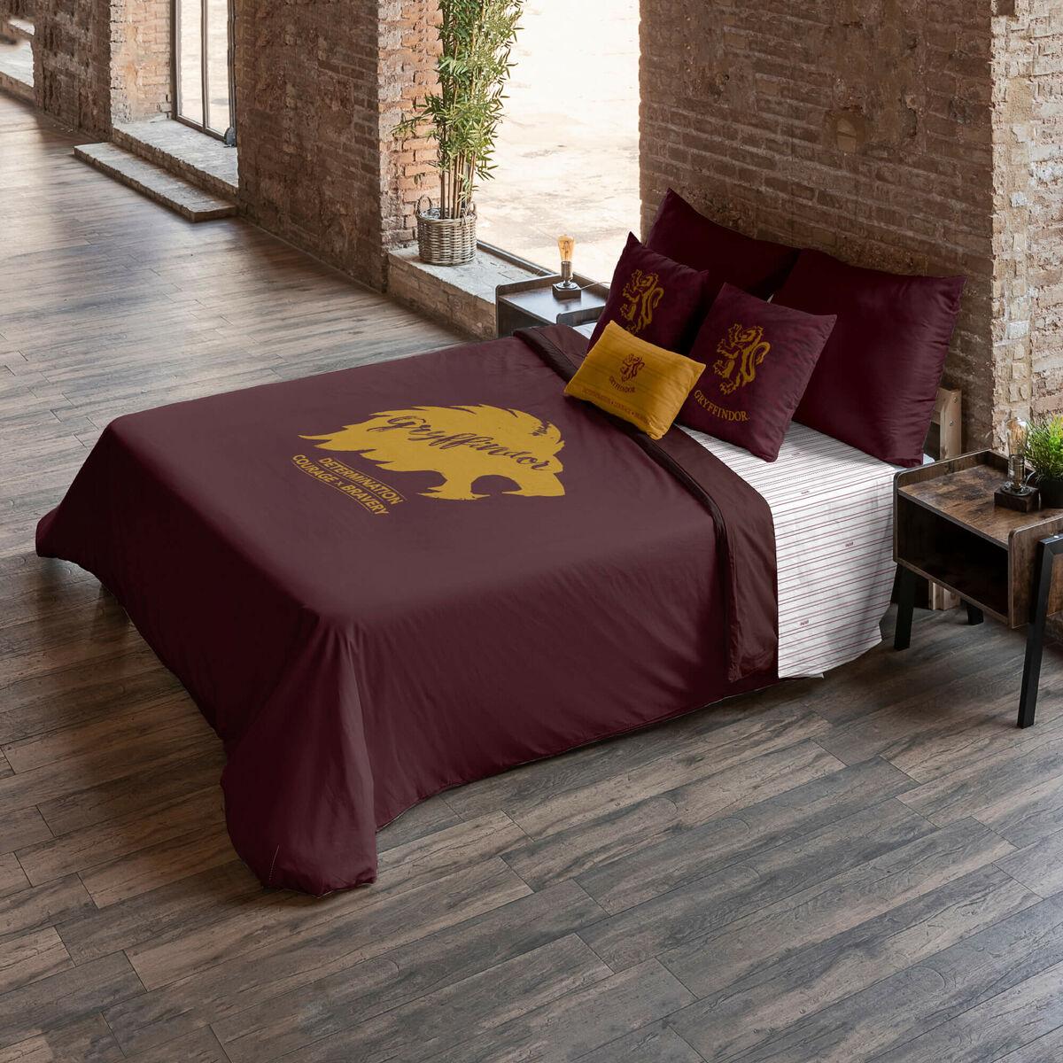 Funda Nórdica Harry Potter Gryffindor Values Multicolor 175 Hilos 155 x 220 cm Cama de 90