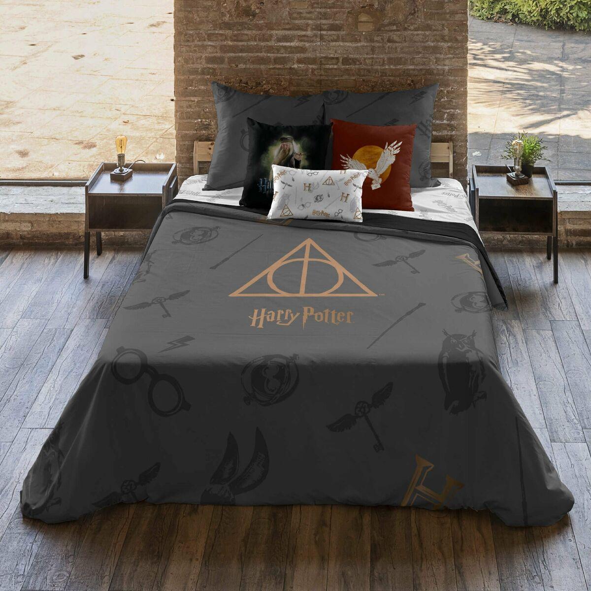 Funda Nórdica Harry Potter Deathly Hallows Multicolor 220 x 220 cm Cama de 135/140