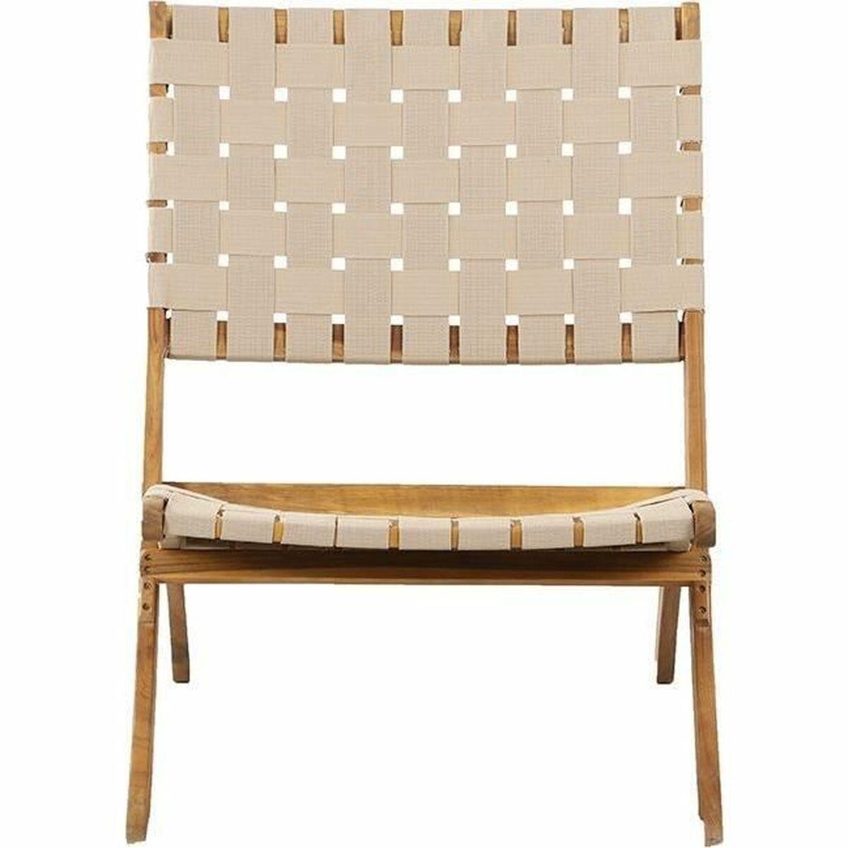 Silla de Jardín Beau Rivage Beige 75 x 73 x 60 cm Plegable 2 Unidades