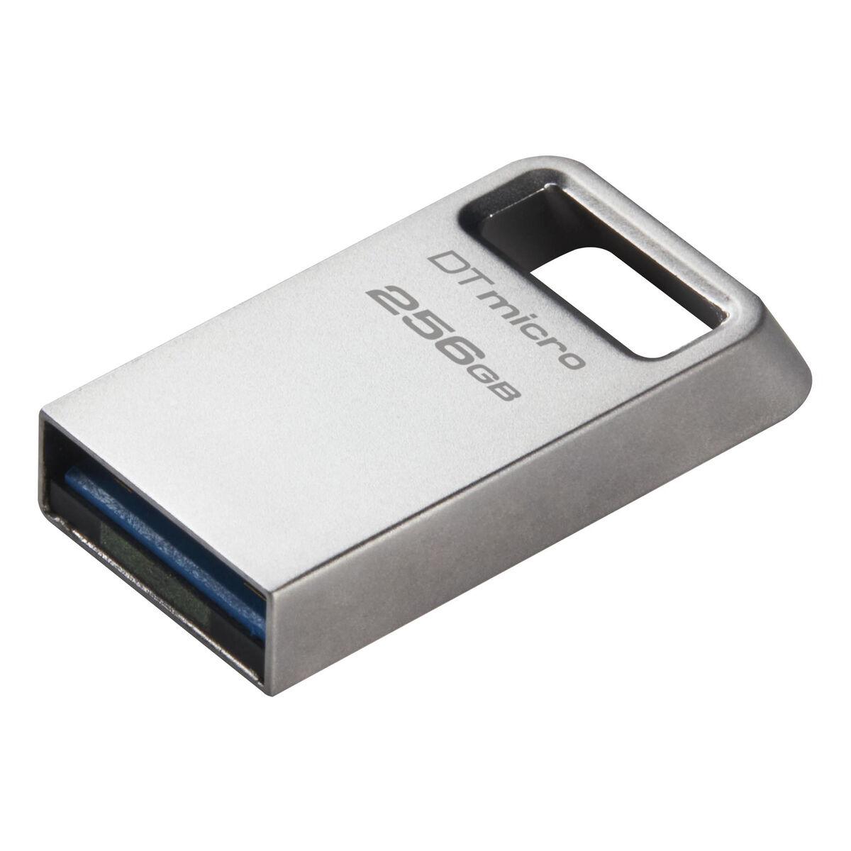 Memoria USB Kingston DTMC3G2/256GB Plateado 256 GB