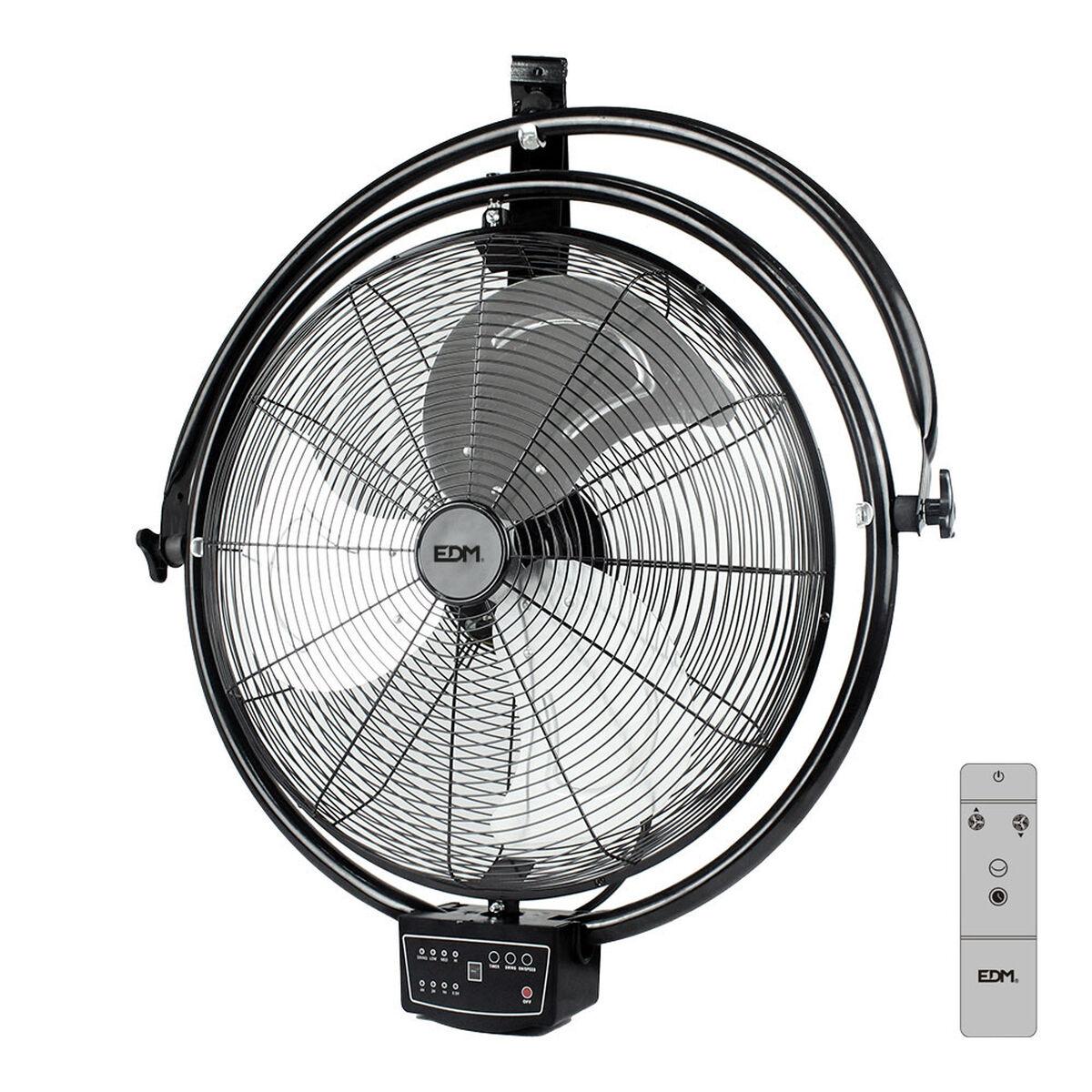 Ventilador de Pared EDM 33520 Negro 120 W industrial Techo