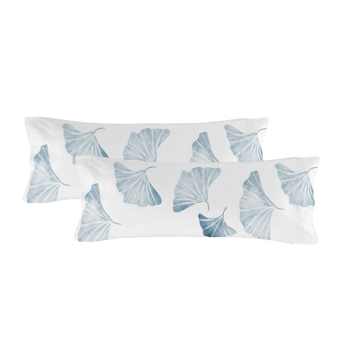 Funda de almohada HappyFriday Blanc Ginkgo Multicolor 45 x 110 cm (2 Unidades)