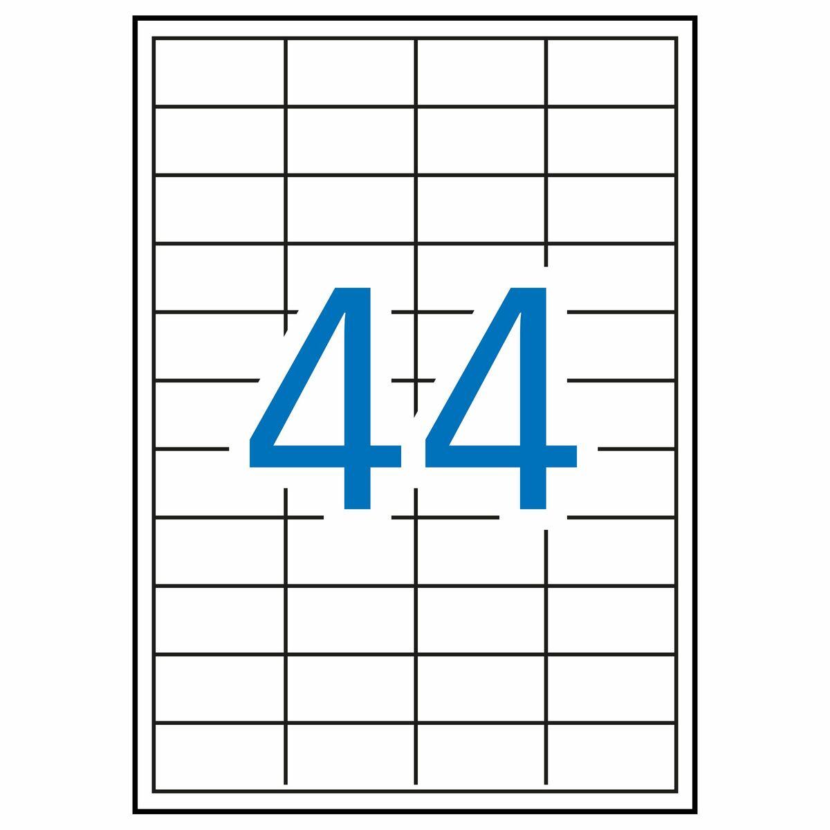 Etiquetas adhesivas Apli 1285 100 Hojas 48,5 x 25,4 mm Blanco