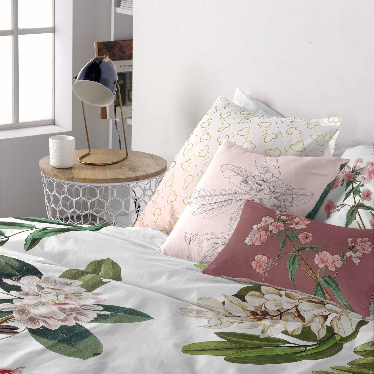 Funda de almohada HappyFriday Blooming Multicolor 50 x 75 cm (2 Unidades)