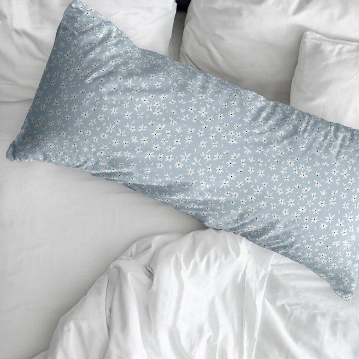 Funda de almohada Decolores Provenza Azul 175 Hilos 45 x 125 cm