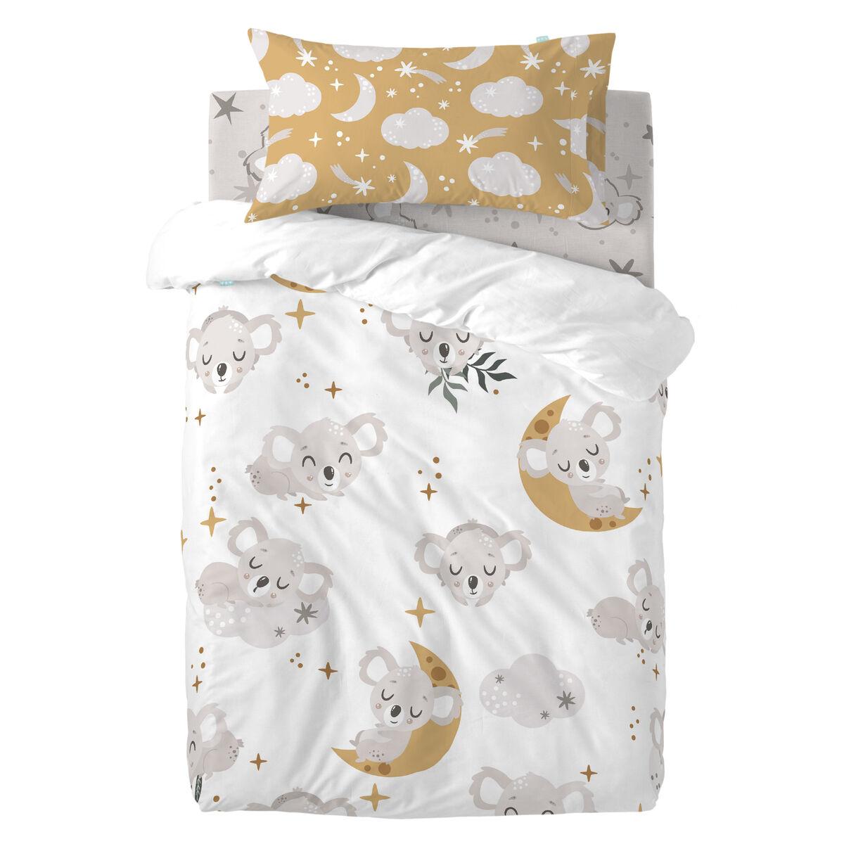 Funda de almohada HappyFriday Moshi Moshi Baby Koala Multicolor 50 x 75 cm