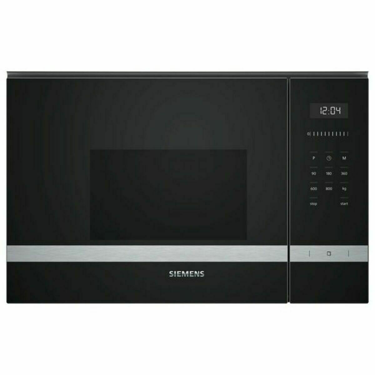 Microondas Integrable Siemens AG BF525LMS0 20 L 1270W 800 W Negro Negro/Plateado 20 L
