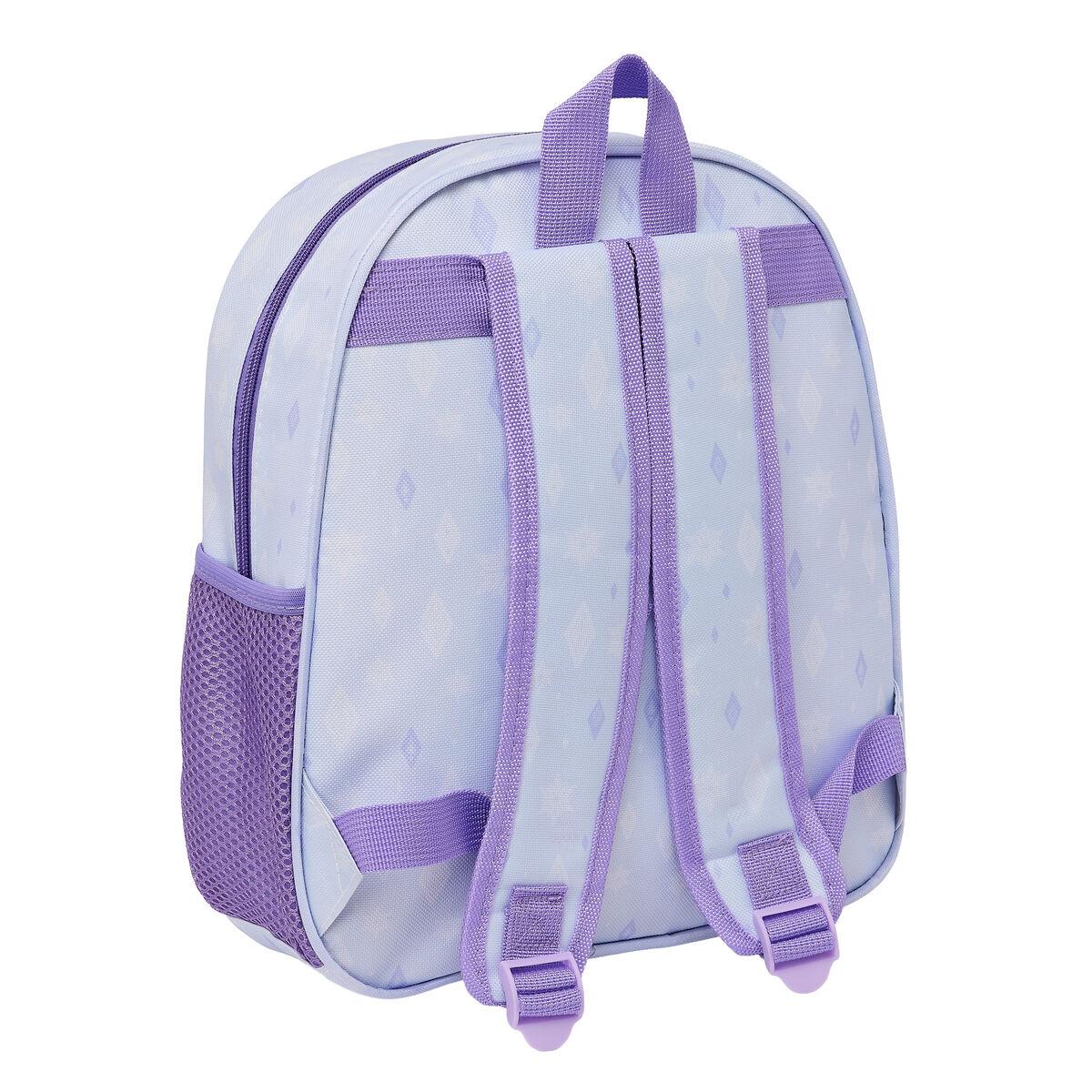 Mochila Infantil 3D Frozen Lila 27 x 33 x 10 cm