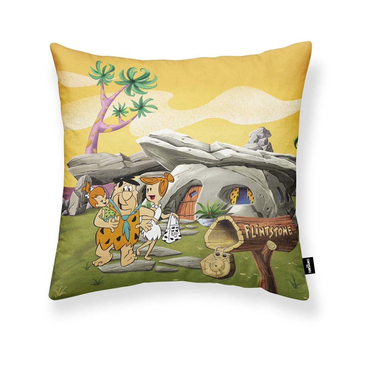 Funda de cojín The Flintstones Family Flintstones A Multicolor 45 x 45 cm