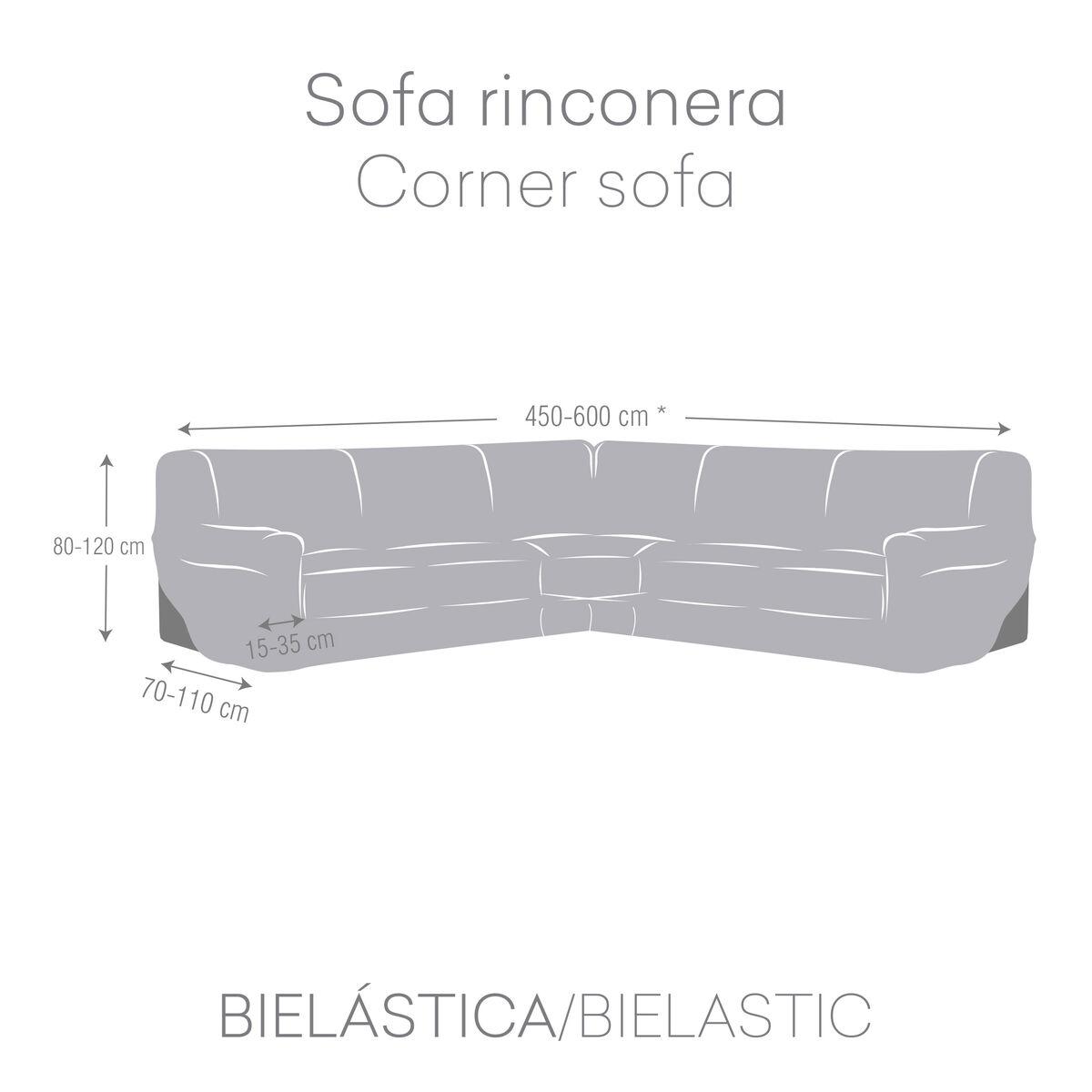 Funda para Sofá Eysa JAZ Rosa 110 x 120 x 600 cm