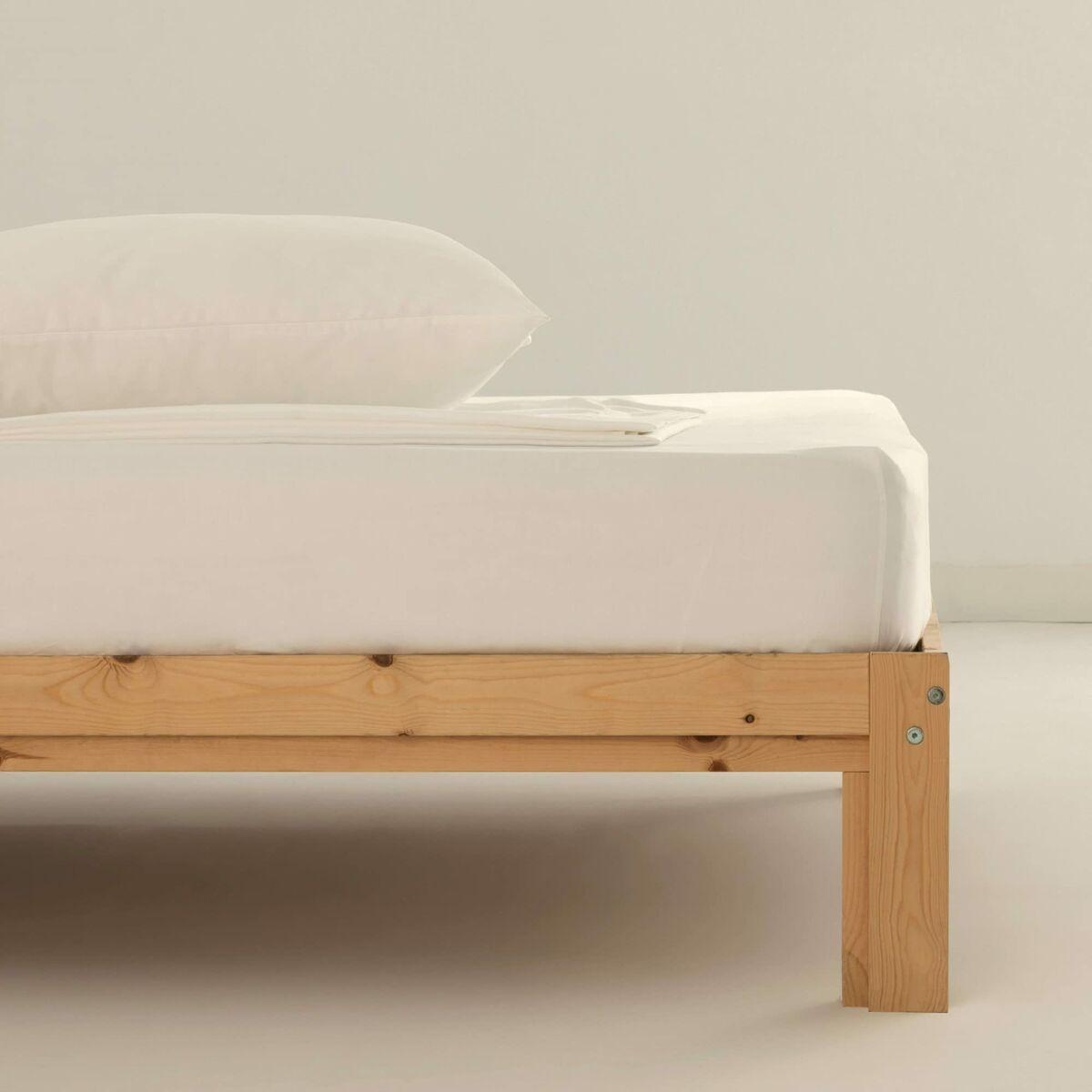 Juego de Sábanas SG Hogar Blanco Cama de 180 300 Hilos Satén