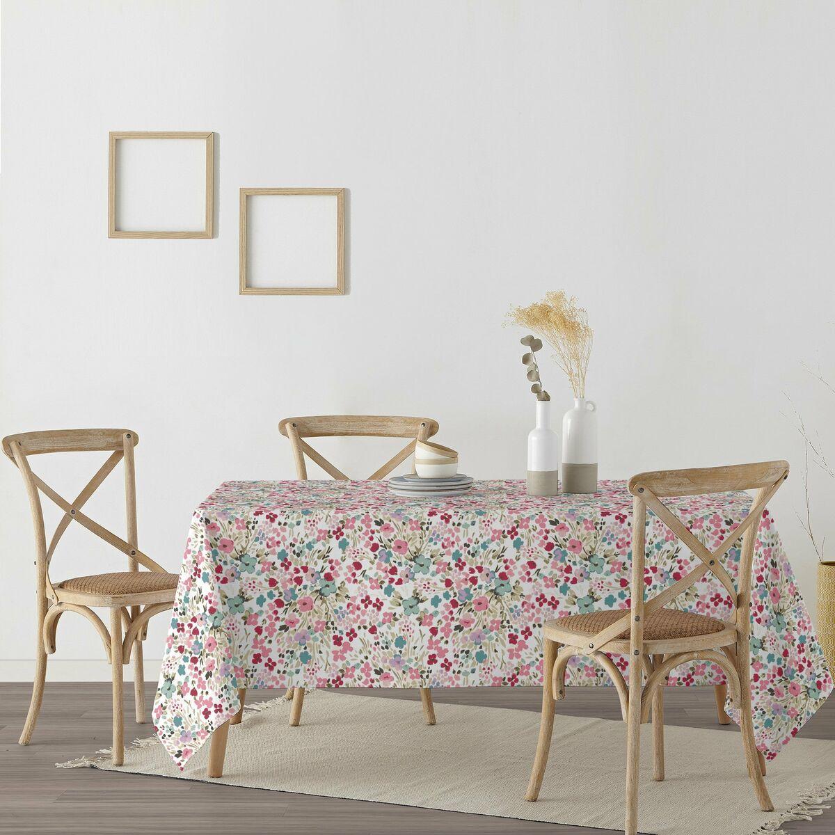 Mantel antimanchas Belum 0120-52 Multicolor 150 x 150 cm Flores
