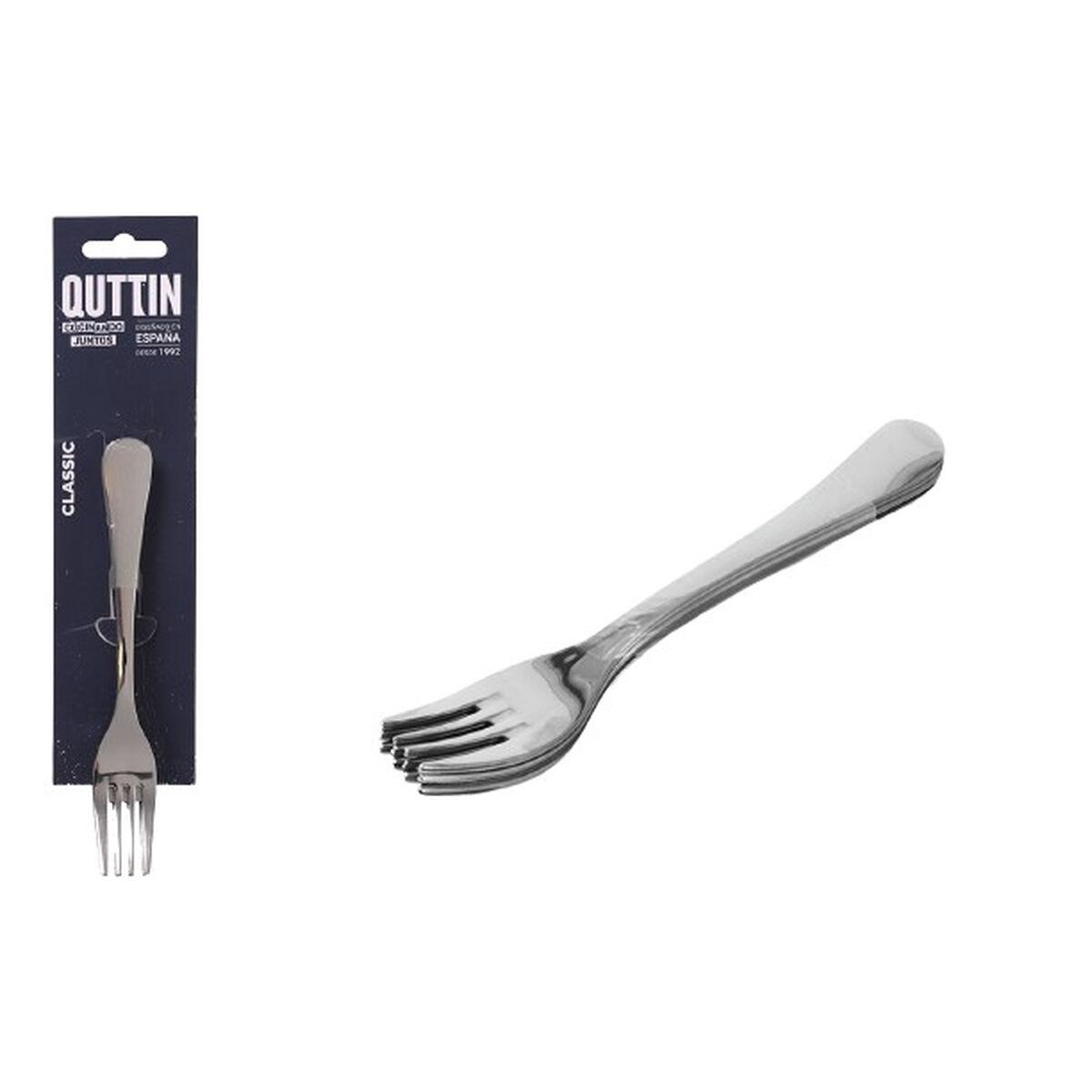 Set de Tenedores para Postre Quttin Classic 15 x 2,2 cm 6 Piezas