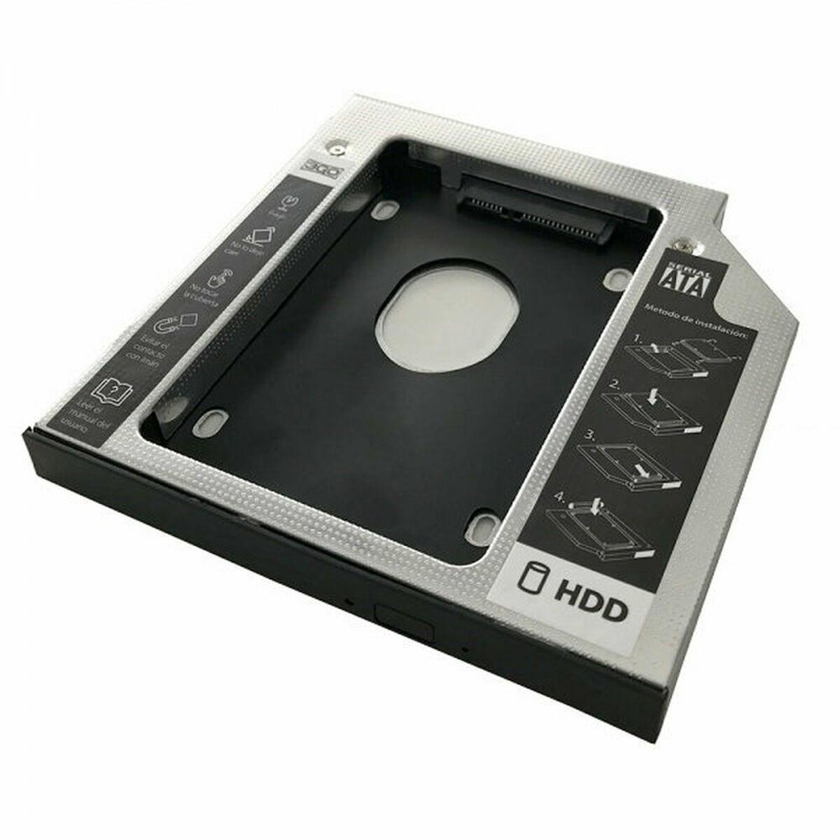 Adaptador para Disco Duro 3GO HDDCADDY127 Negro 2,5