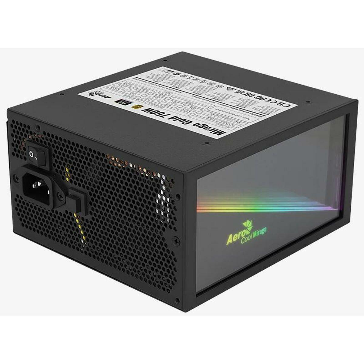 Fuente de Alimentación Aerocool MIRAGEGOLD750 ATX 750 W 80 Plus Gold