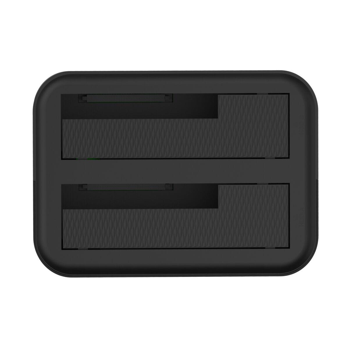 Dock Station Dual Aisens ASDS-D01B Negro