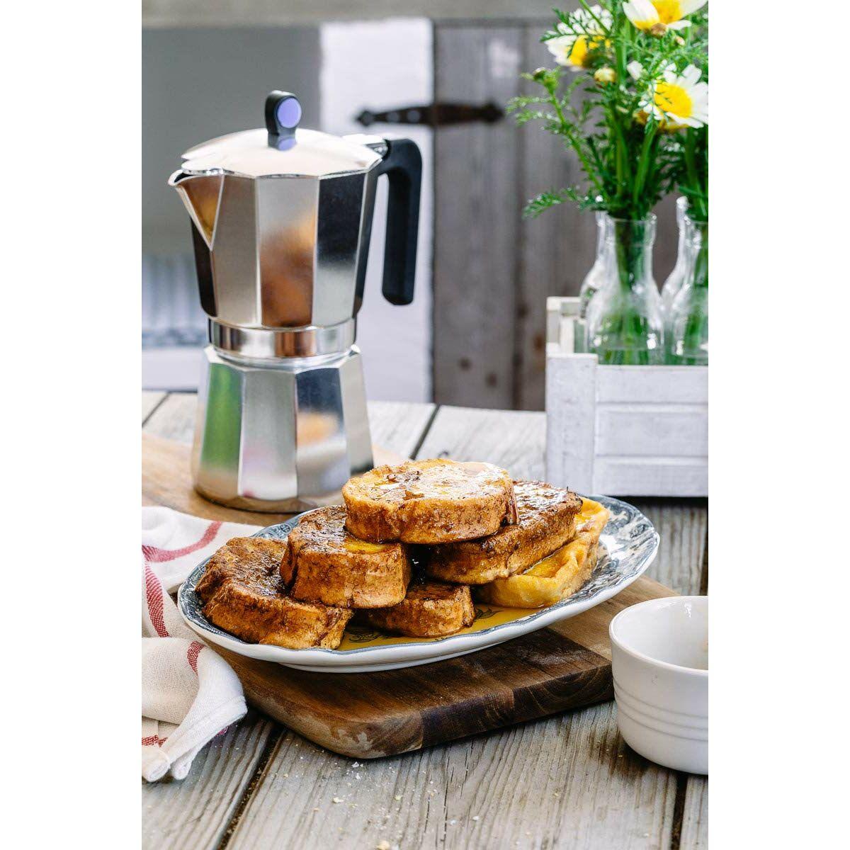 Cafetera Monix M860009 Aluminio Plateado 9 Tazas