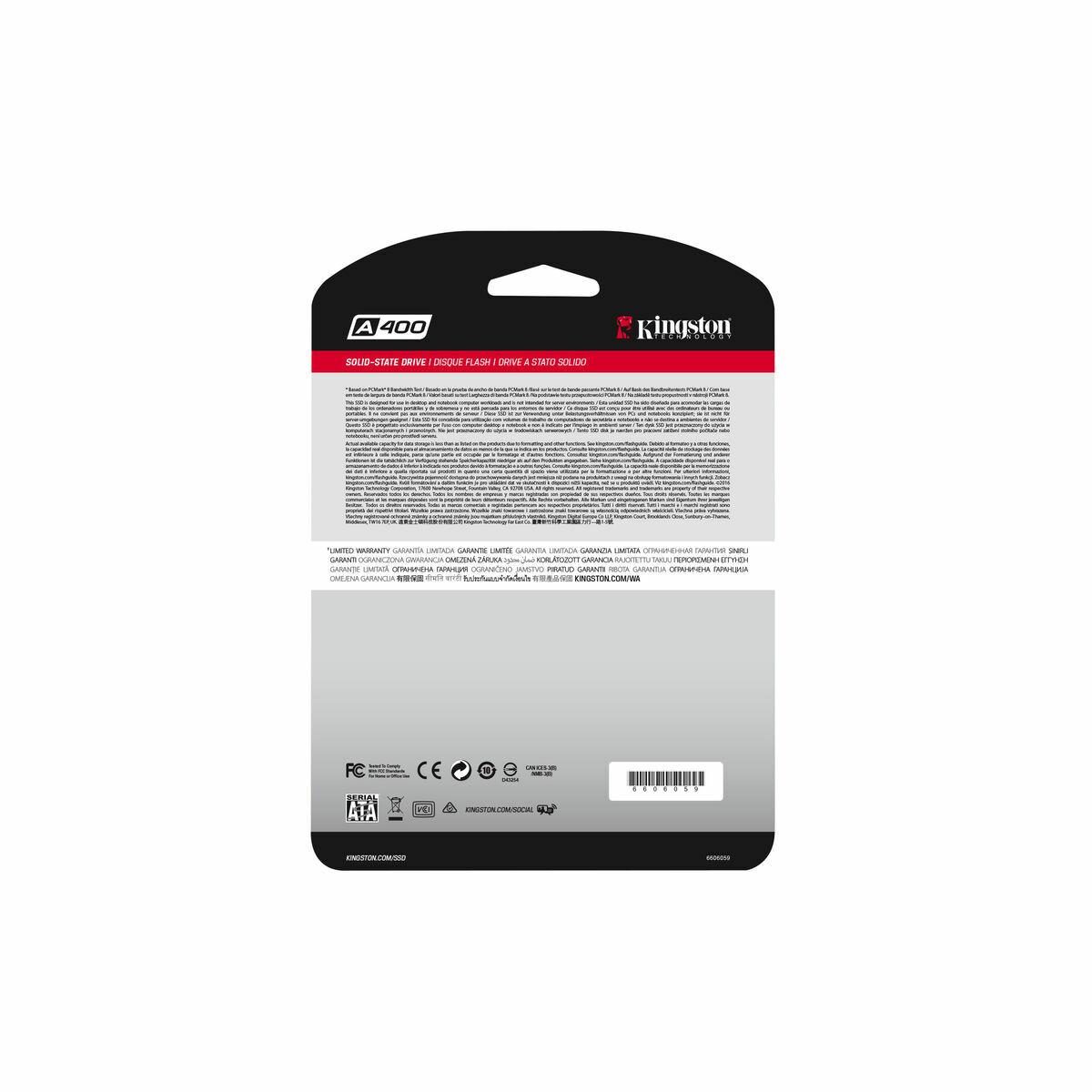 Disco Duro Kingston SA400S37/240G 240 GB SSD SSD
