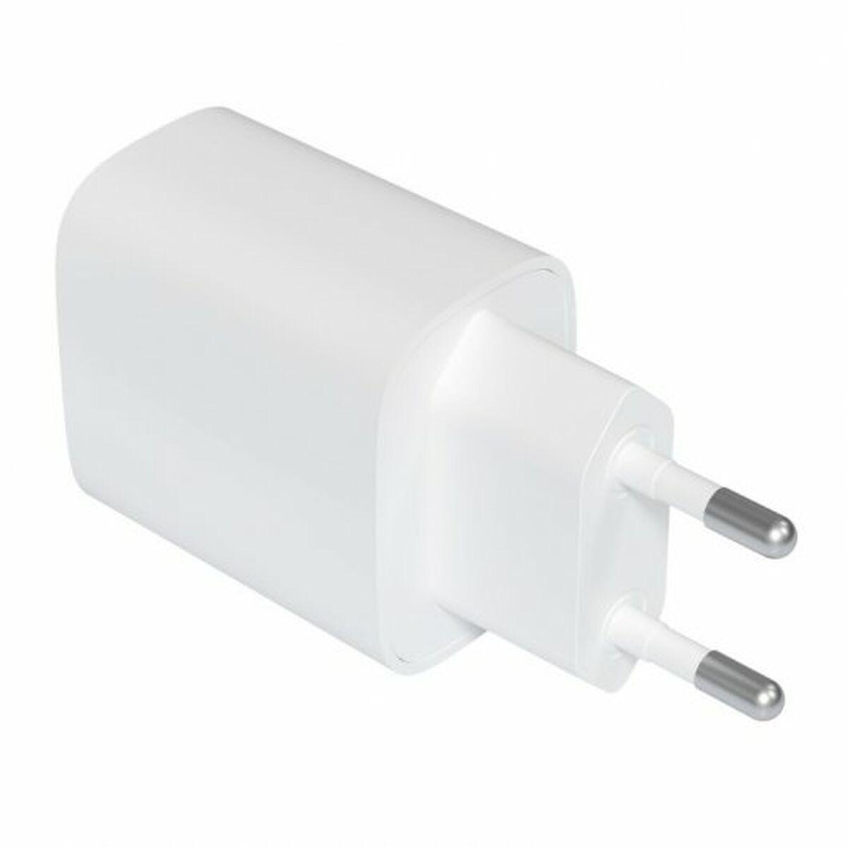 Cargador de Pared LEOTEC LECSPH20W2W 20 W Blanco