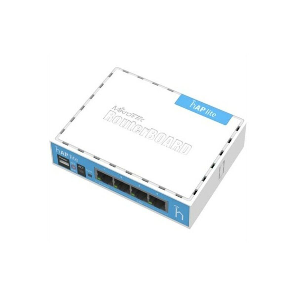 Punto de Acceso Mikrotik RB941-2nD 300 Mbits/s 2.4 GHz LAN WiFi Blanco Negro
