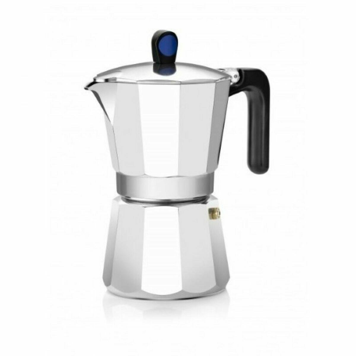 Cafetera Italiana Monix 5300045871 Plata Aluminio 12 Tazas