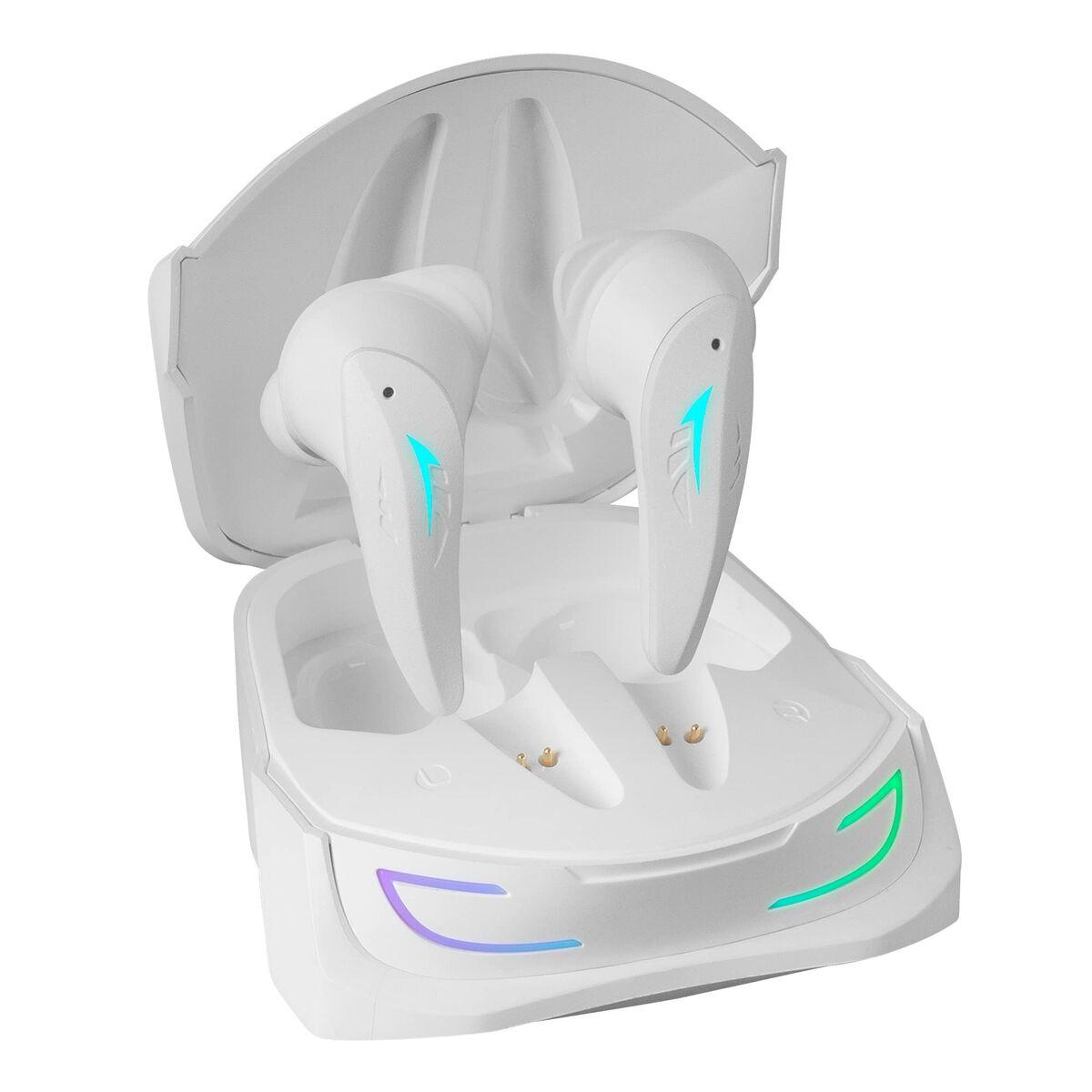 Auriculares con Micrófono Mars Gaming MHIULTRAW Blanco