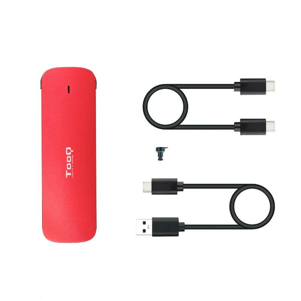 Caja Externa TooQ TQE-2201R Rojo