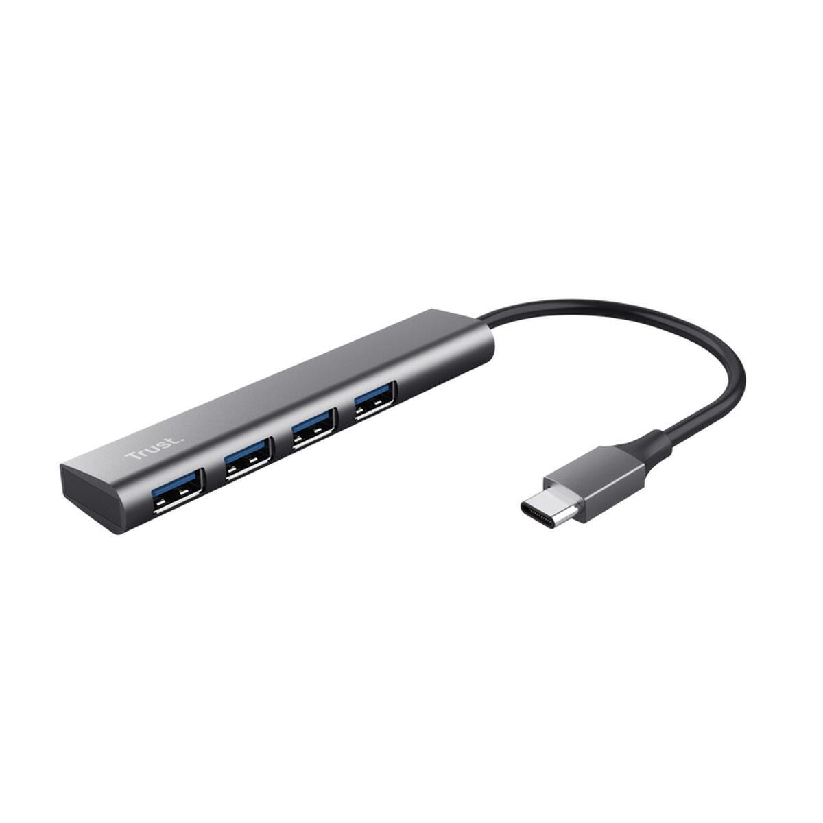 Hub USB Trust 24948 Gris (1 unidad)