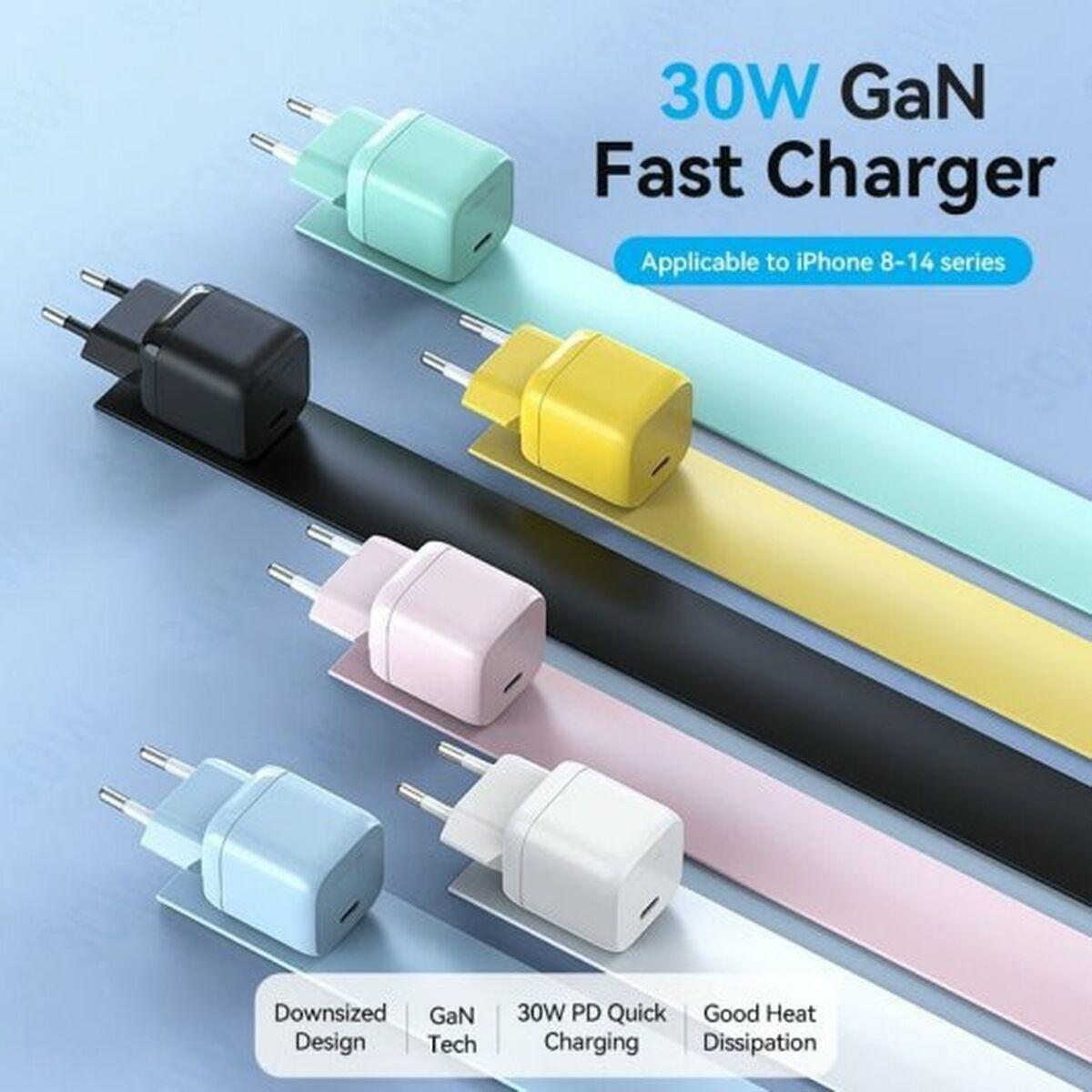 Cargador de Pared Vention FAKW0-EU Blanco 30 W USB-C