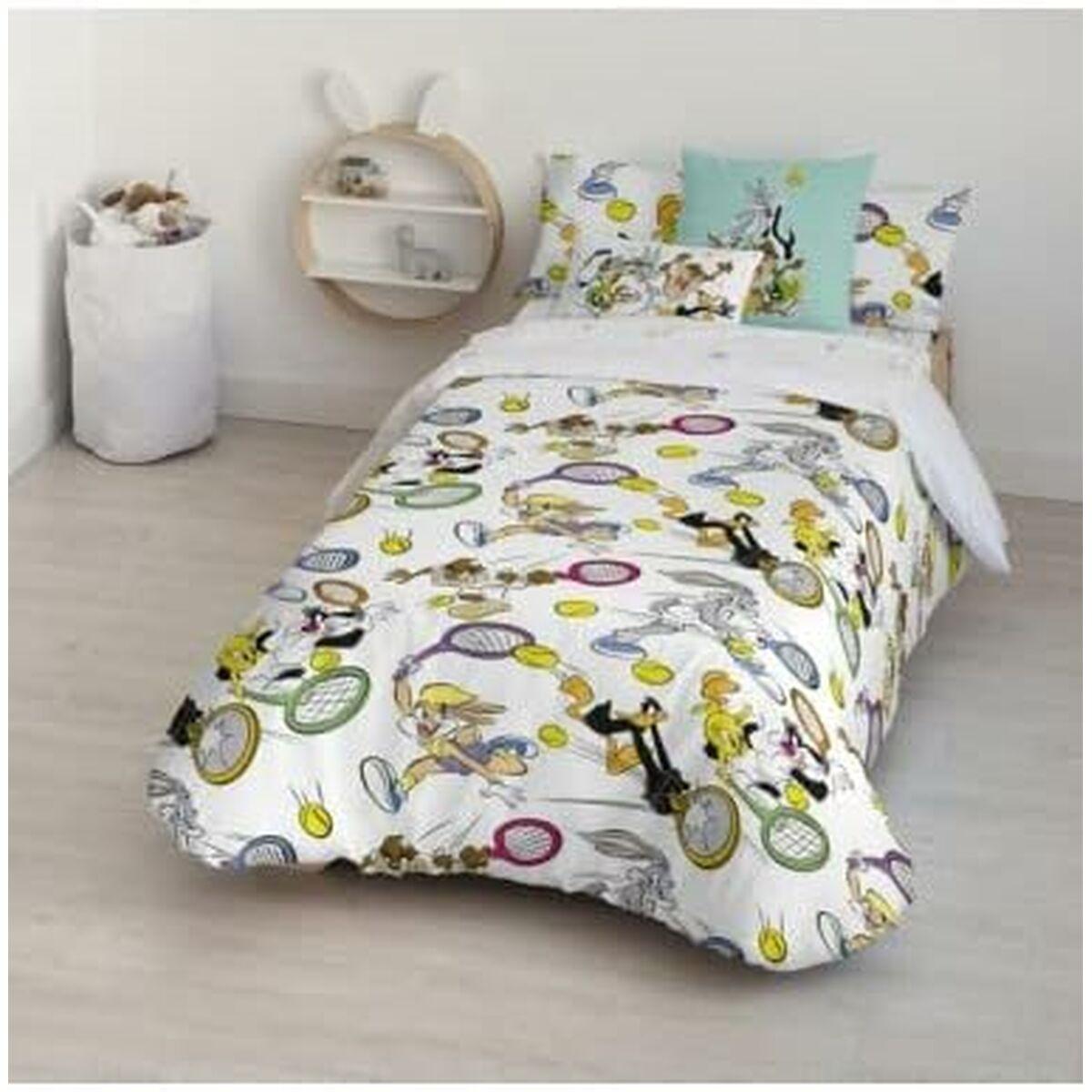 Funda Nórdica Looney Tunes Looney Tenis 200 x 200 cm