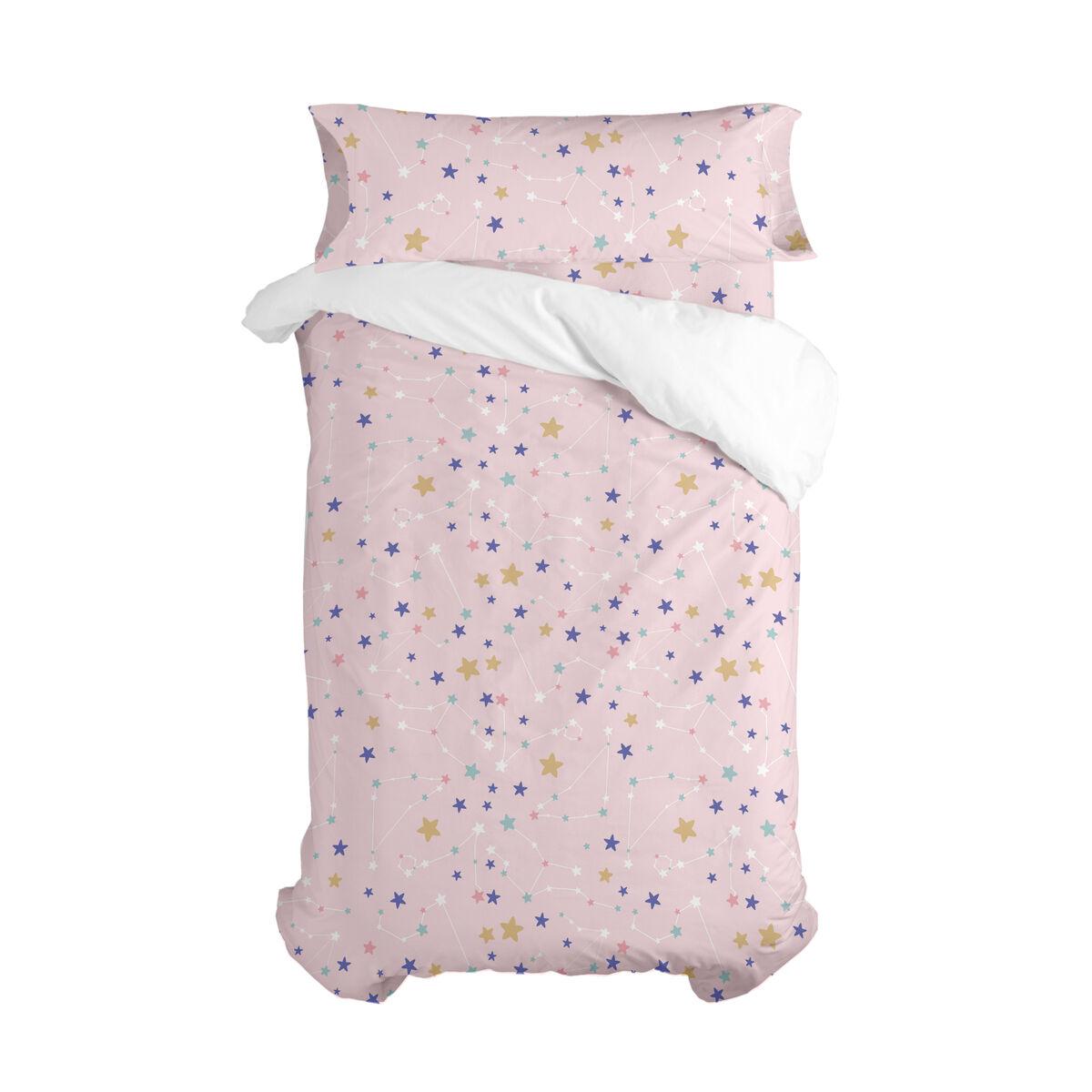 Juego de funda nórdica HappyFriday Mini Sky stars Multicolor Cama de 105 2 Piezas