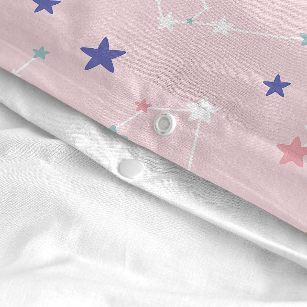 Juego de funda nórdica HappyFriday Mini Sky stars Multicolor Cama de 105 2 Piezas