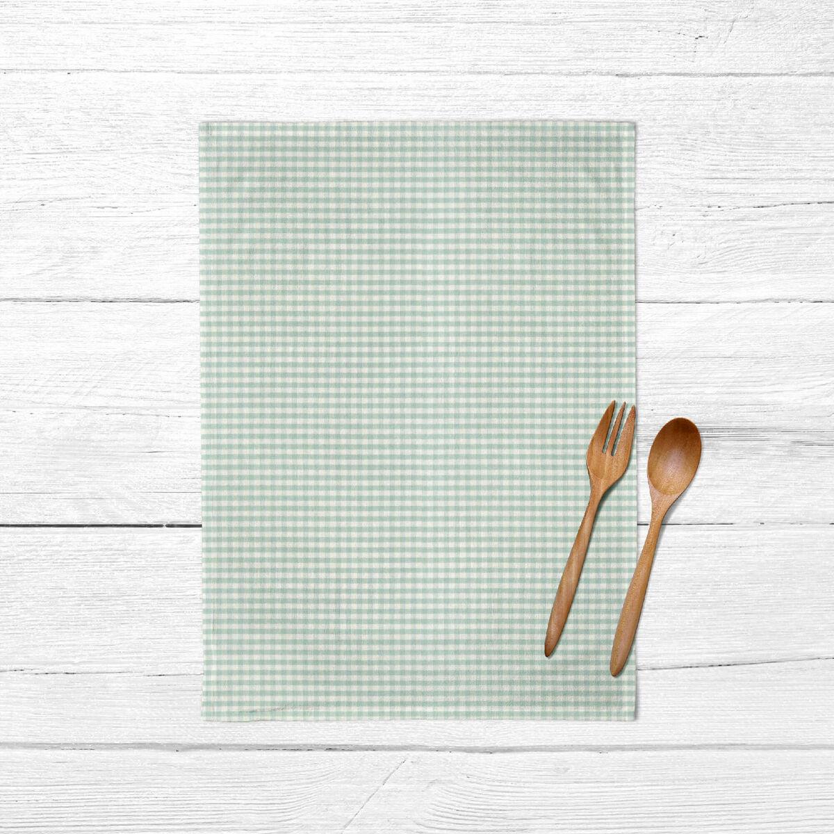 Set de Paños Belum Cuadros 50-12 Multicolor Verde Claro 45 x 70 cm Cuadros