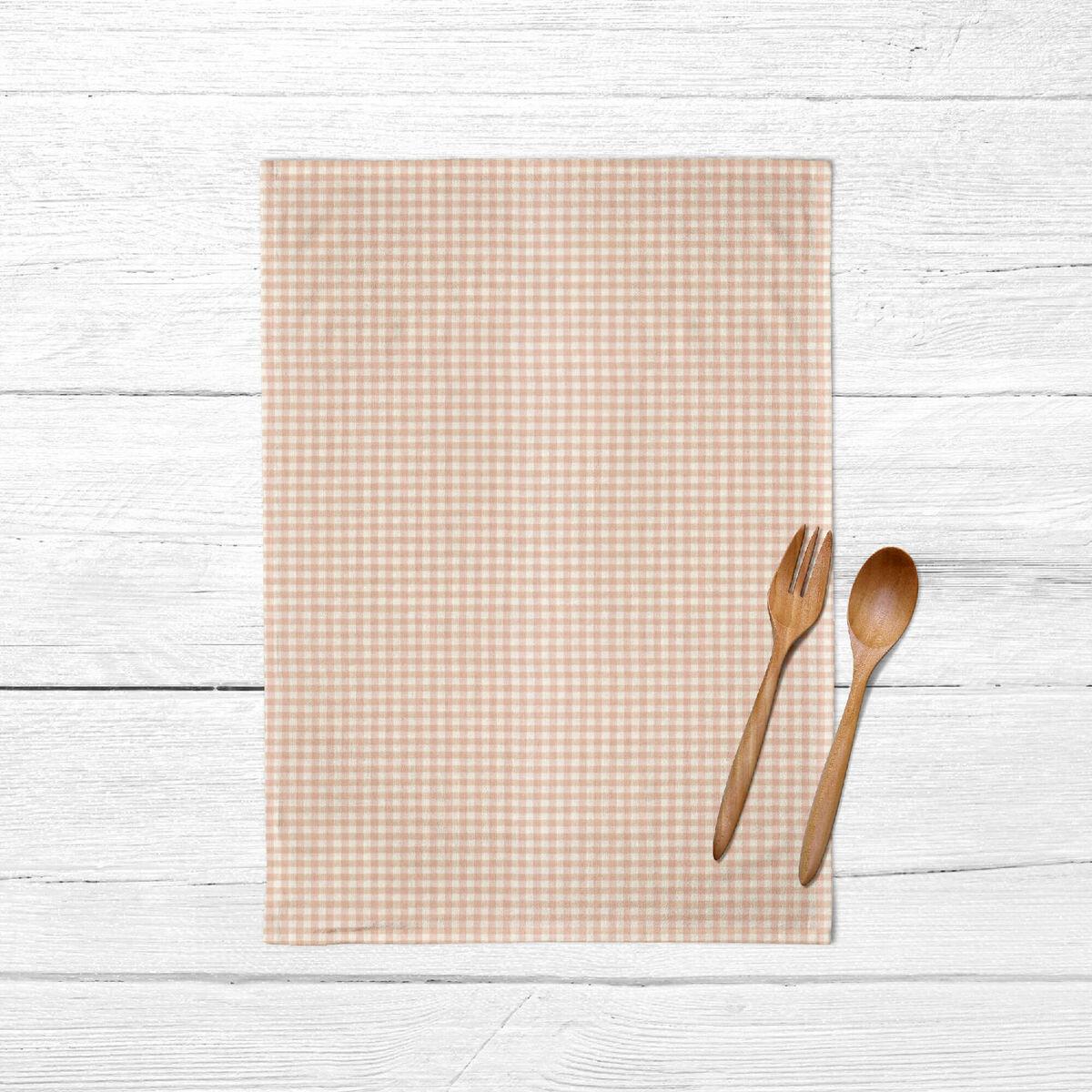 Set de Paños Belum Cuadros 50-11 Beige Multicolor 45 x 70 cm Cuadros