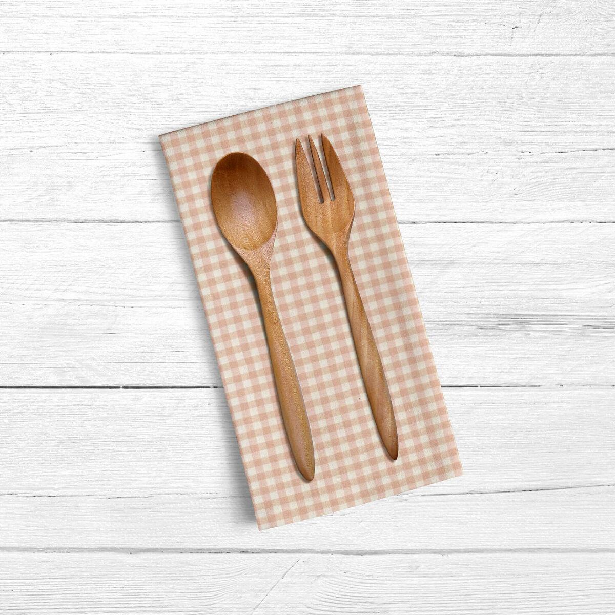 Set de Paños Belum Cuadros 50-11 Beige Multicolor 45 x 70 cm Cuadros