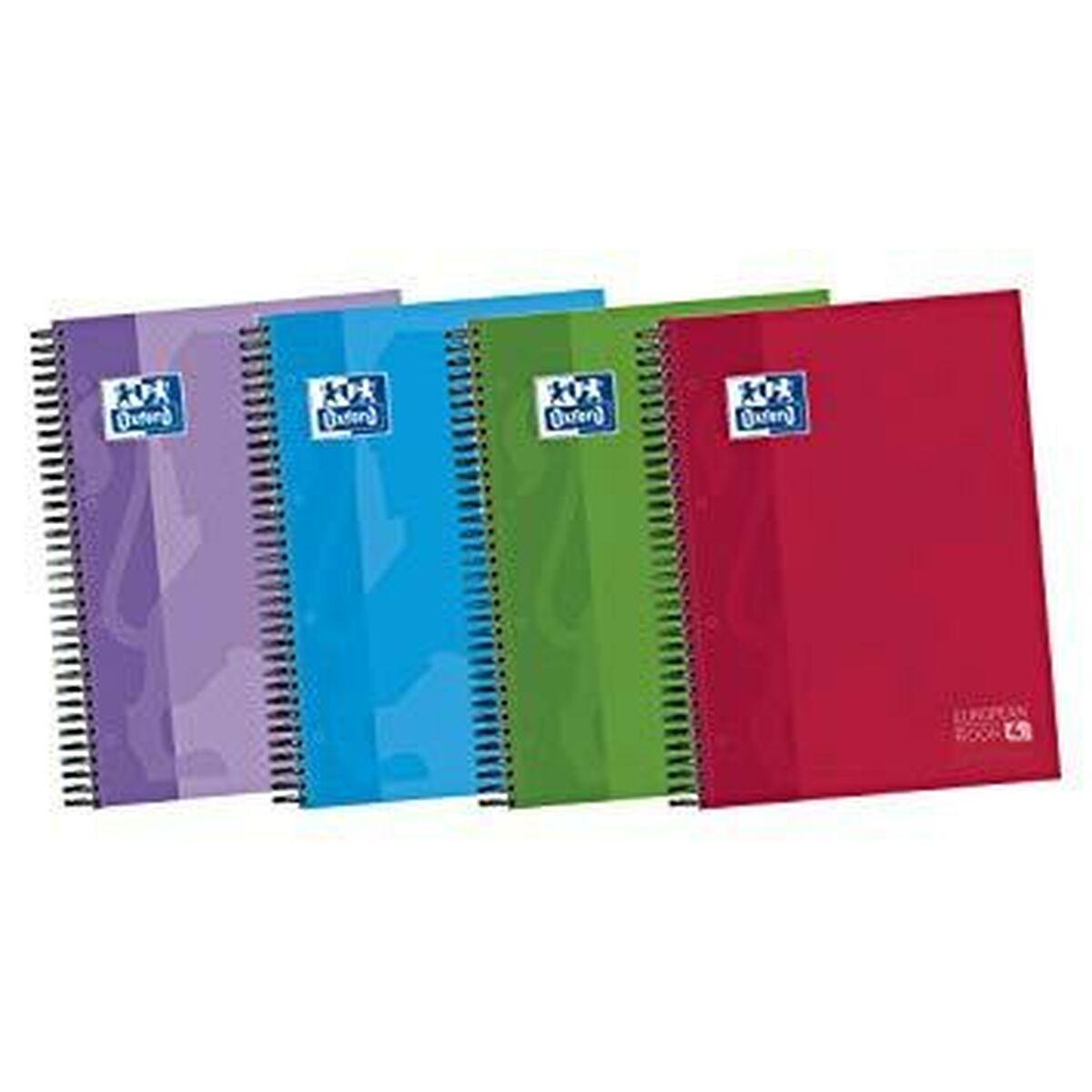 Set de Cuadernos Oxford Multicolor A4+ 120 Hojas (3 Unidades)