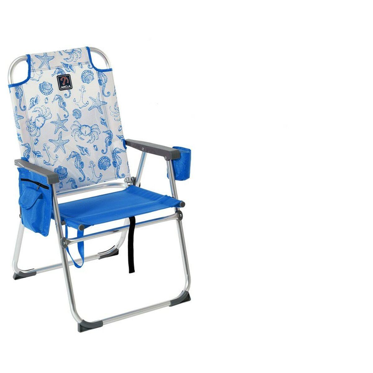 Silla de Playa Azul 87 x 47 x 37 cm