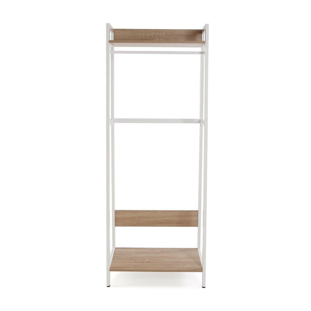 Perchero de Pie Versa Blanco PVC Metal Madera MDF 40 x 169 x 64 cm