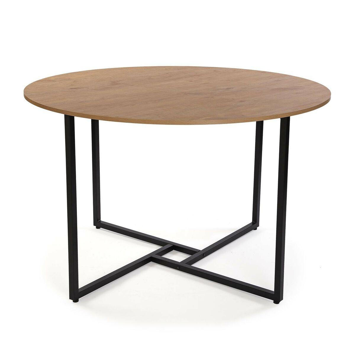 Mesa de Comedor Versa Beatriz PVC Metal Madera MDF 120 x 76 x 120 cm