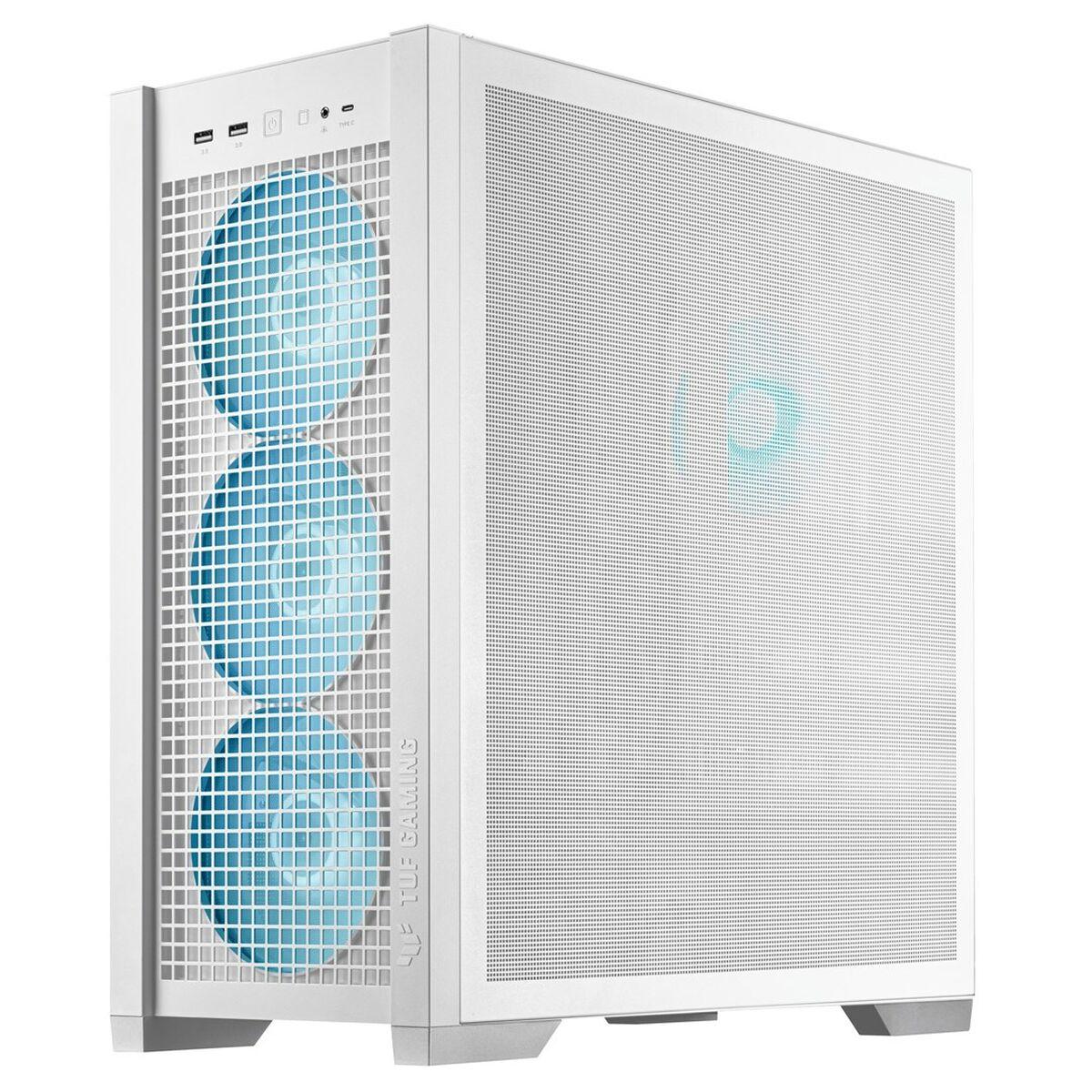 Caja Semitorre ATX Asus TUF GAMING GT302 TG ARGB Blanco Multicolor
