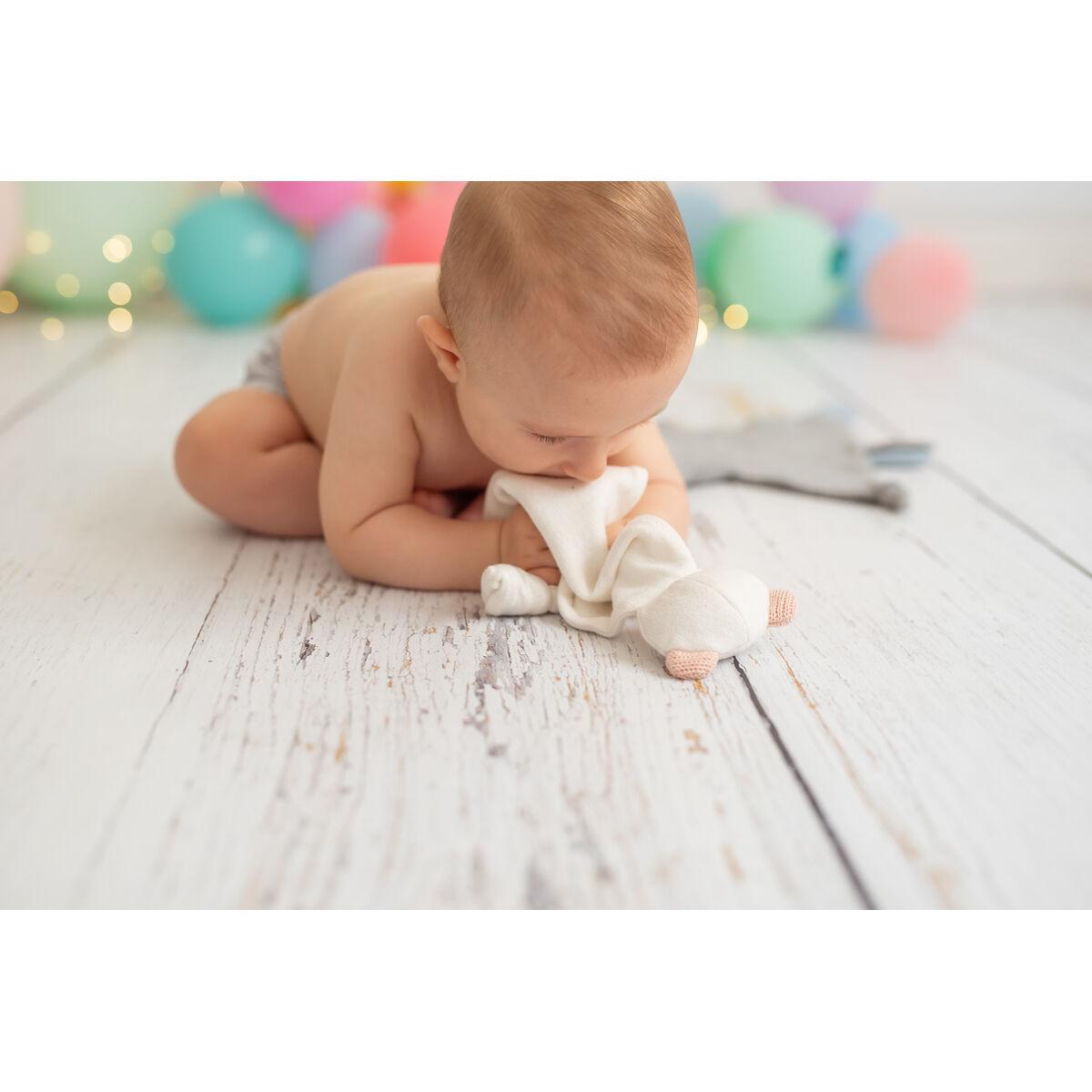 Doudou Crochetts Bebe Doudou Blanco Oso 39 x 1 x 28 cm