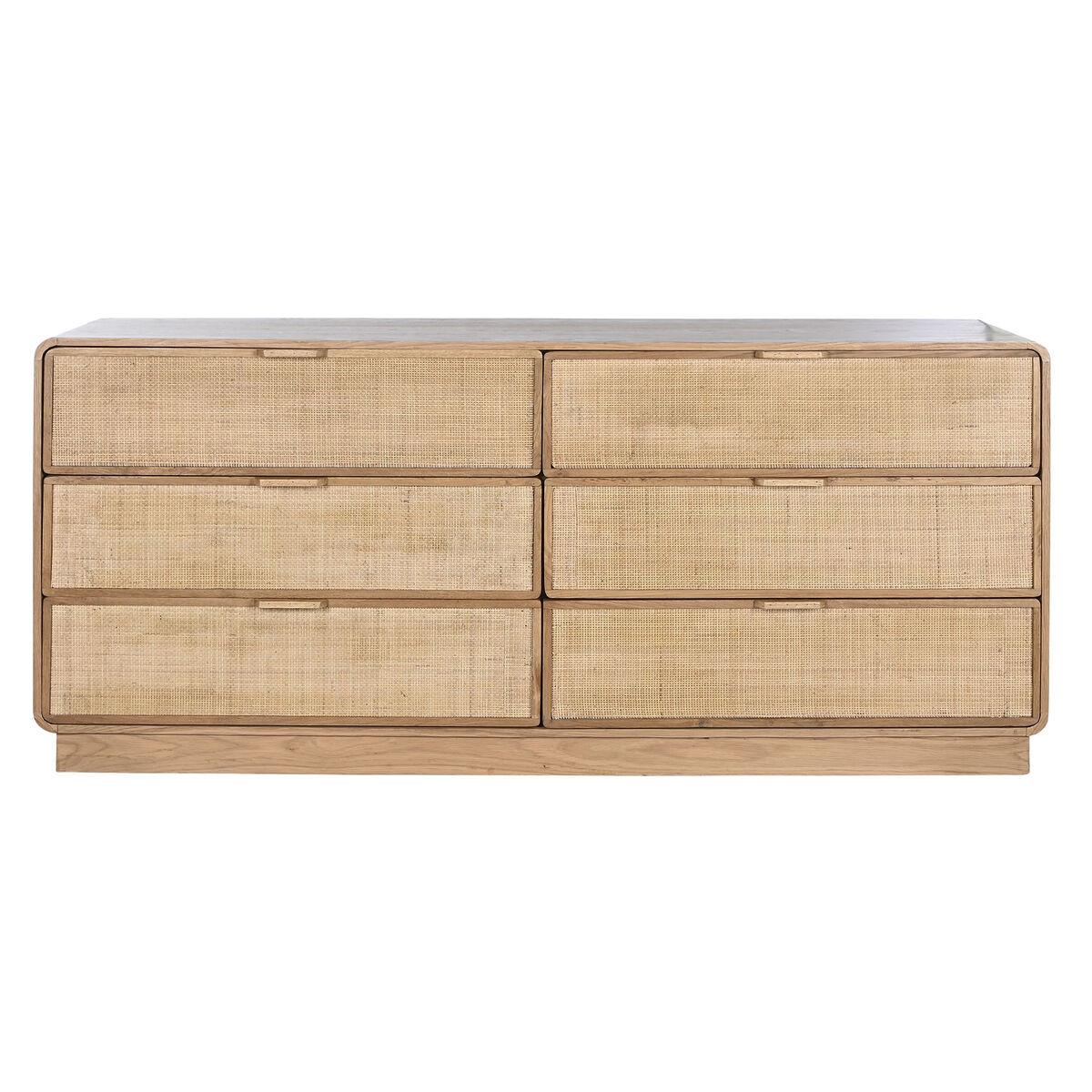 Cajonera Home ESPRIT Natural Roble Tropical 182 x 45 x 81 cm